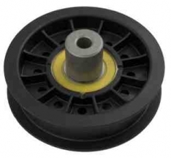 Heavy Duty Flat Idler Pulley with High Speed Bearing 3-7/16