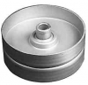 Flat Idler Pulley - No Flanges 3-1/4" OD, 3/8"Bore, 1-5/16" Width