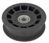 Heavy Duty Flat Idler Pulley with High Speed Bearing 3-3/8" OD, 3/8" Bore, 1-1/16" Width